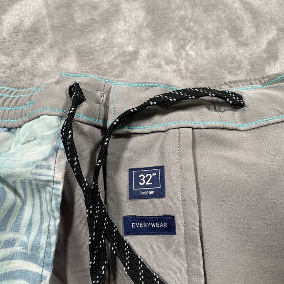 Chubbies Everywear Pant Large Grey Casual Stretch Performance Drawstring Comfort - Picture 4 of 12